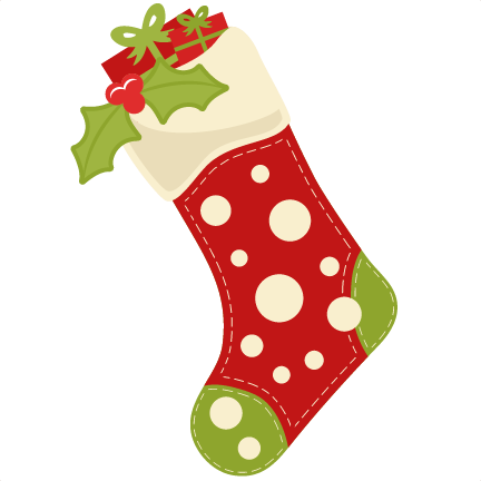 Christmas Stocking SVG scrapbook cut file cute clipart files for ...
