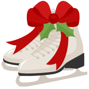 Christmas Ice Skates scrapbook cut file cute clipart files for silhouette cricut pazzles free svgs free svg cuts cute cut files