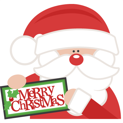 Download Merry Christmas Santa SVG scrapbook cut file cute clipart ...