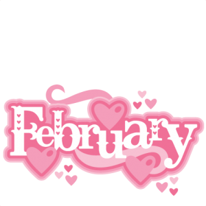 February Title SVG scrapbook cut file cute clipart files for silhouette cricut pazzles free svgs free svg cuts cute cut files