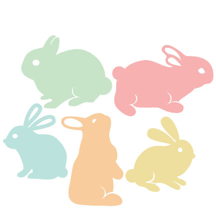 Download Easter Bunny Set SVG scrapbook cut file cute clipart files ...