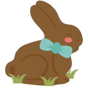 Download Chocolate Bunny SVG cutting files for cricut silhouette ...