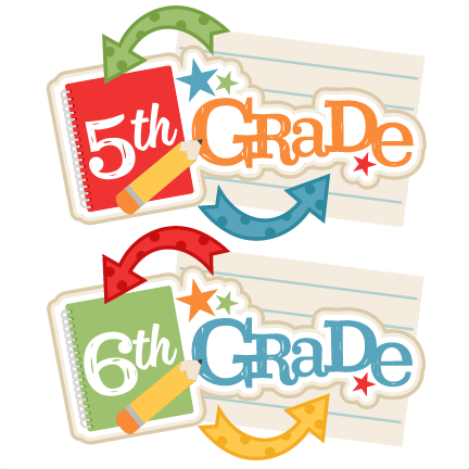 Download 5th and 6th Grade Titles SVG scrapbook cut file cute ...