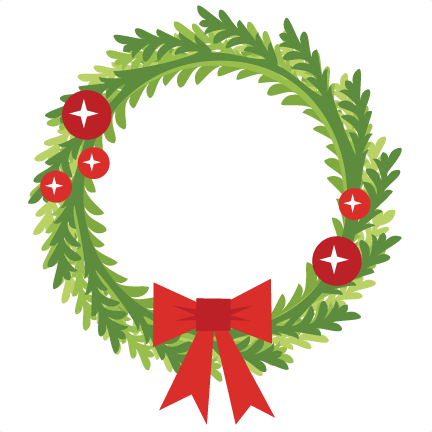 Download Christmas Wreath SVG scrapbook cut file cute clipart files ...