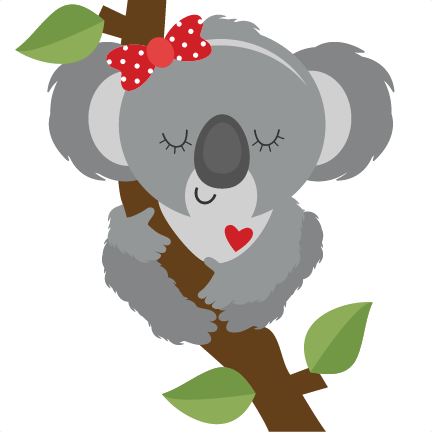 Download Koala On Branch Svg Scrapbook Cut File Cute Clipart Files For Silhouette Cricut Pazzles Free Svgs Free Svg Cuts Cute Cut Files