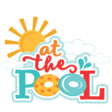 Pool Party Title SVG scrapbook cut file cute clipart files for silhouette  cricut pazzles free svgs free svg cuts cute cut files