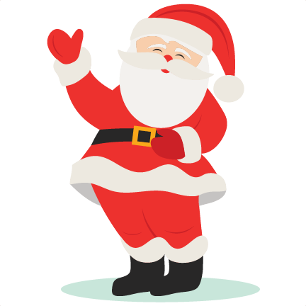 Download Waving Santa Claus Svg Scrapbook Cut File Cute Clipart Files For Silhouette Cricut Pazzles Free Svgs Free Svg Cuts Cute Cut Files
