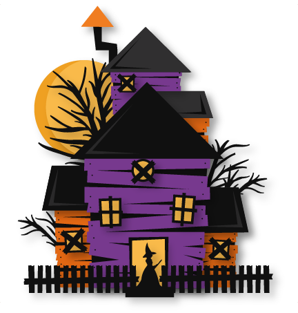 Download Halloween Haunted House Svg Cuts Scrapbook Cut File Cute Clipart Files For Silhouette Cricut Pazzles Free Svgs Free Svg Cuts Cute Cut Files