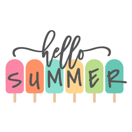 Hello Summer Popsicle Svg Free