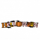Halloween SVG Scrapbook Title
