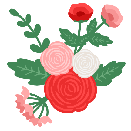 Roses SVG , Clipart PNG - Flower SVG Cut Files for Cricut and