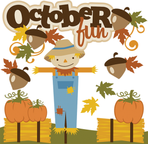 October Fun SVG files fall svg files autumn svg files for scrapbooking scarecrow svg file