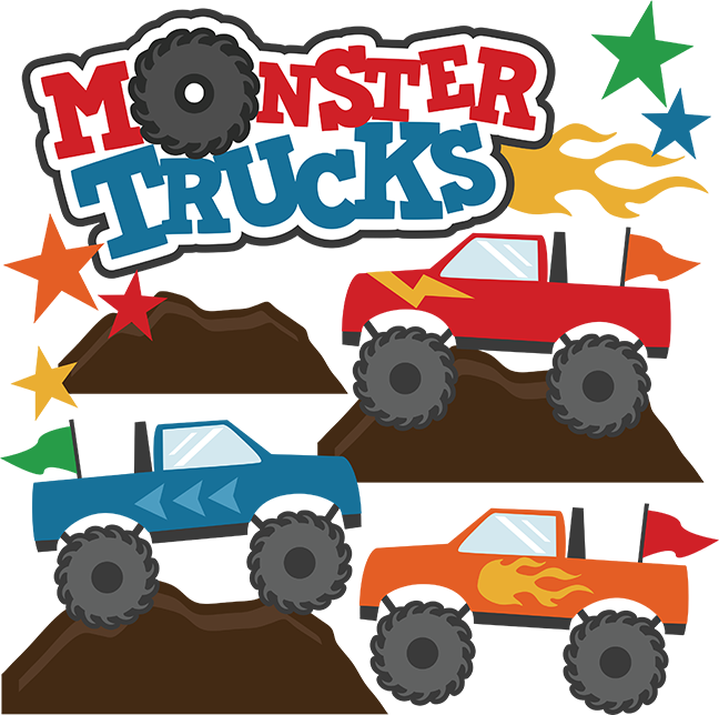 Download Monster Trucks Svg Scrapbook Collections Monster Trucks Cut Files For Scrapbooking Monster Trucks Svg Files