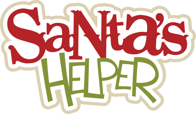 Santa S Helper Svg Scrapbook File Christmas Svg Cut