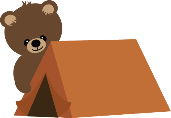 Download Bear With Tent SVG scrapbook file bear svg file camping ...