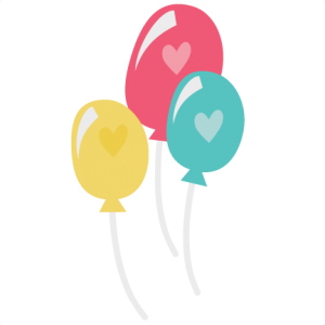 Balloons With Hearts SVG file for scrapbooking cardmaking balloon svg files balloon svg cut