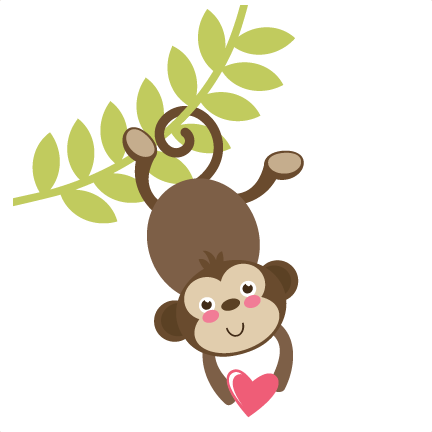 Download Monkey On Vine SVG file free svgs free svg cuts cute svgs ...