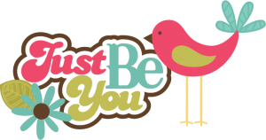 Just Be You SVG scrapbook title bird svg file flower svg file for cards scrapbooking free svgs