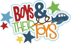 Boys &amp; Their Toys SVG scrapbook title boys svg files svg files for paper crafting cardmaking free svgs