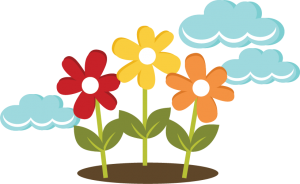 Flowers With Clouds SVG files for cutting machines flower svg cut files flower cut files for cricut