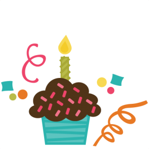 Cupcake SVG cut files for scrapbooking birthday svg files