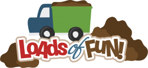 Loads Of Fun SVG scrapbook title dump truck svg file dump truck svg cut file for scrapbooking