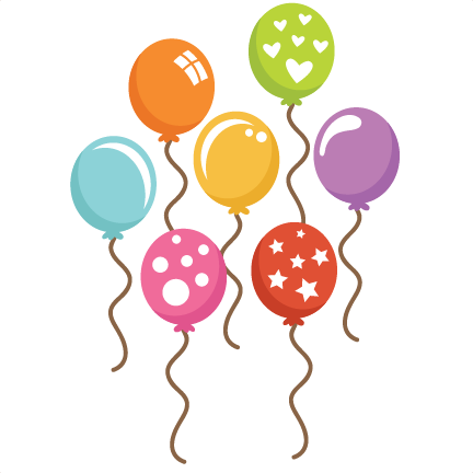 Download Assorted Balloons SVG cut files balloon svg files birthday balloon svg cuts cute birthday ...