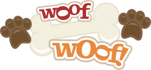 Woof Woof! SVG scrapbook title dog svg files cute svg cut files for cutting machines cute clipart