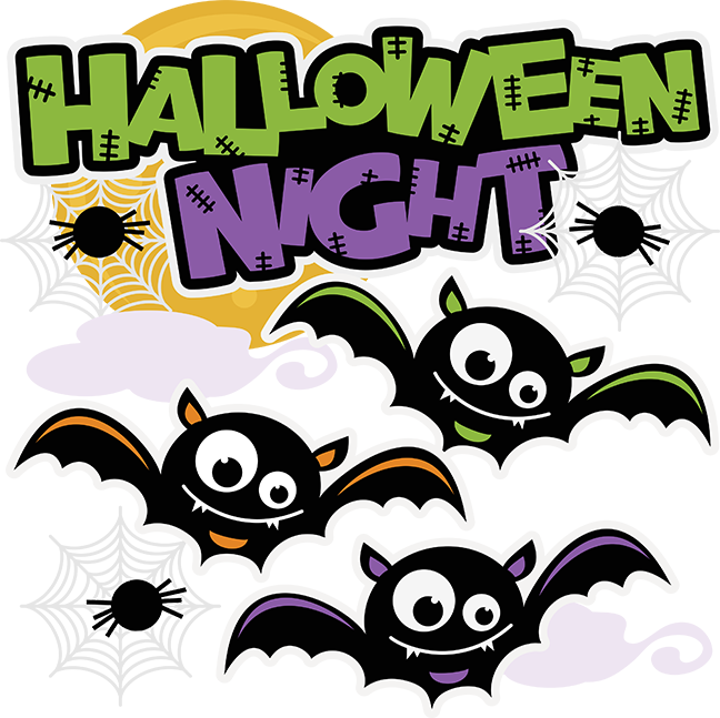 Download Halloween Night Title SVG cut files for scrapbooking ...