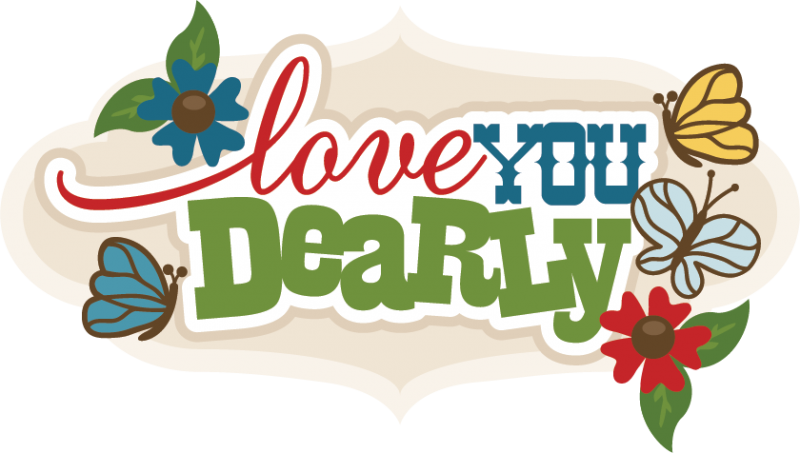 Love You Dearly SVG Cut File Svg Scrapbook Title Free Svg Cuts Free Svgs