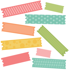 Washi Tape SVG cut file for electronic cutting machines washi tape cut file for scrapbooking