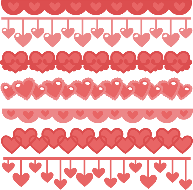 Heart Borders SVG cutting files heart svg cuts free svg files free svg