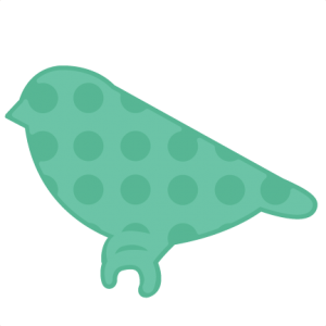 Polka Dot Bird SVG cutting file for scrapbooking bird svg cut file bird scut file