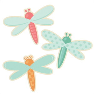 Download Dragonfly Set SVG cutting file cute dragonfly clipart ...