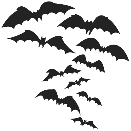 Spooky Bats SVG cutting files halloween svg cuts halloween scal files ...