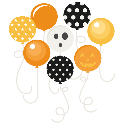 Download Halloween Party Balloons SVG scrapbook files SVG cutting ...