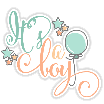 Download It's a Boy title SVG cut files for scrapbooking cherry svg cut files free svgs free svg cuts ...