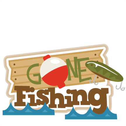 Gone Fishing Title Svg Scrapbook Title Fishing Svg Cut Files Free Svgs Free Svg Cuts For Cricut Silhouette Pazzles